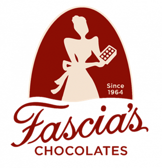 Logo for Fascia's Chocolates.