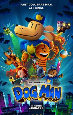 The movie Poster for Dogman.