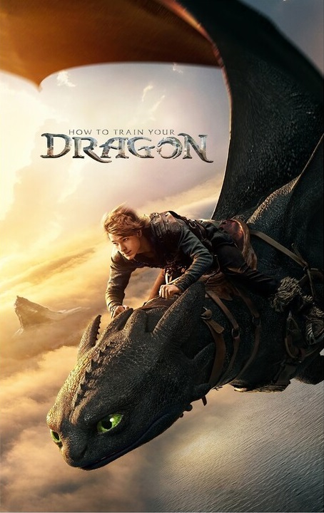 Movie poster for How to Train Your Dragon.
